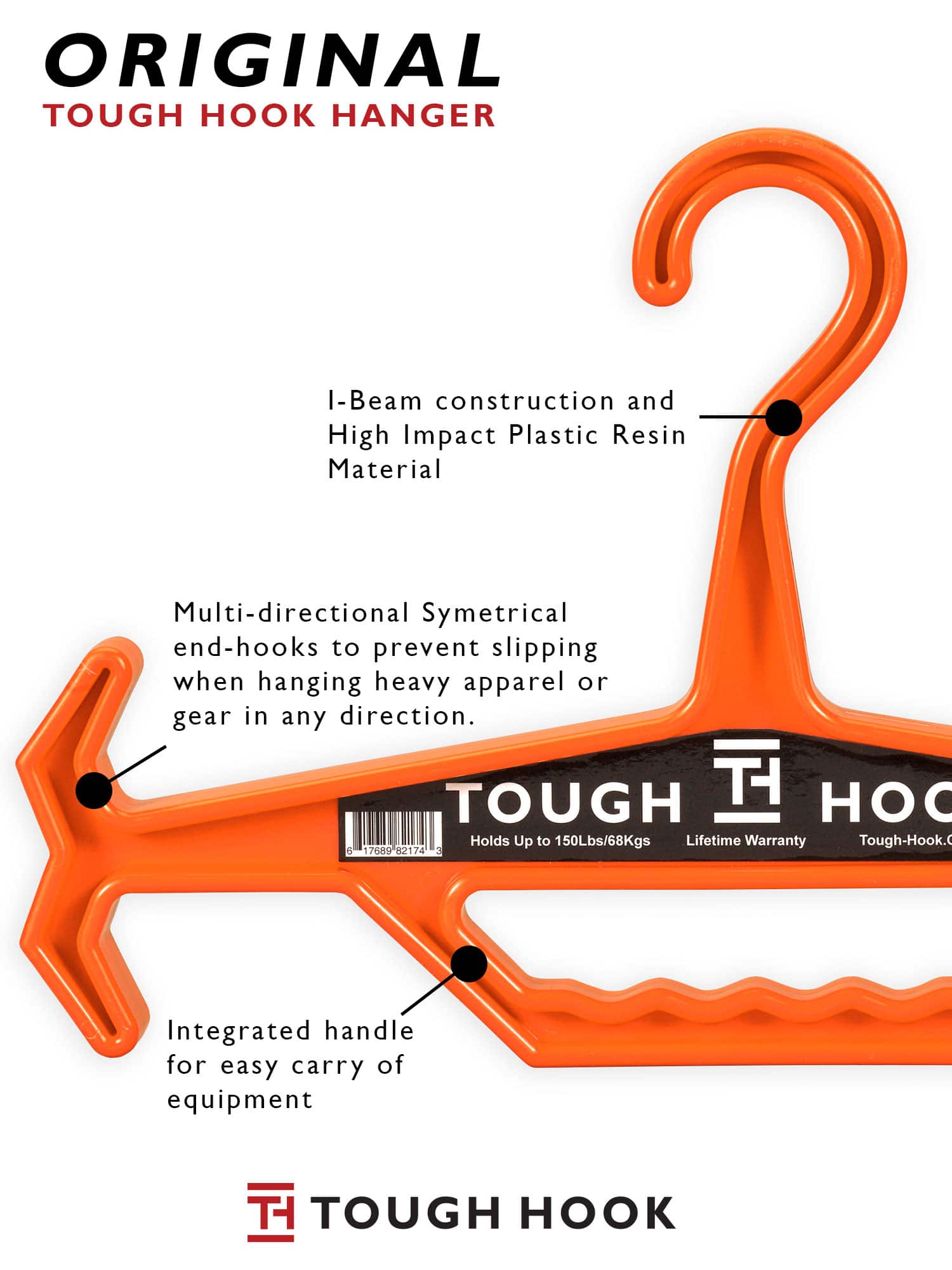 Original Tough Hook Hanger - Heavy Duty Hanger