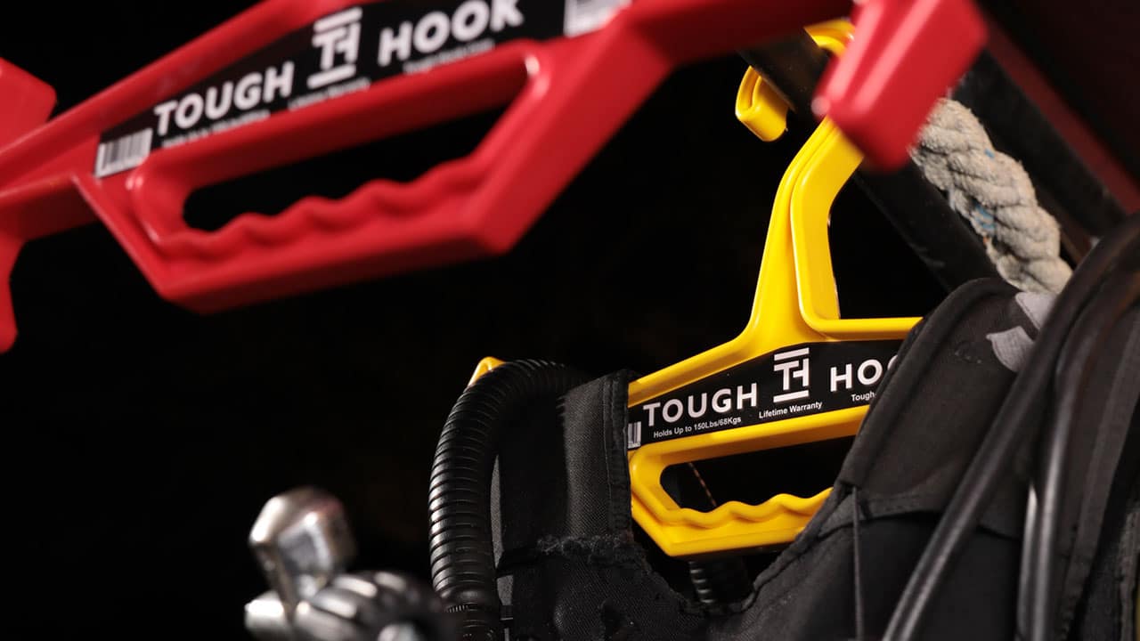 Original Tough Hook Hanger - Scuba Diving gear Hanger