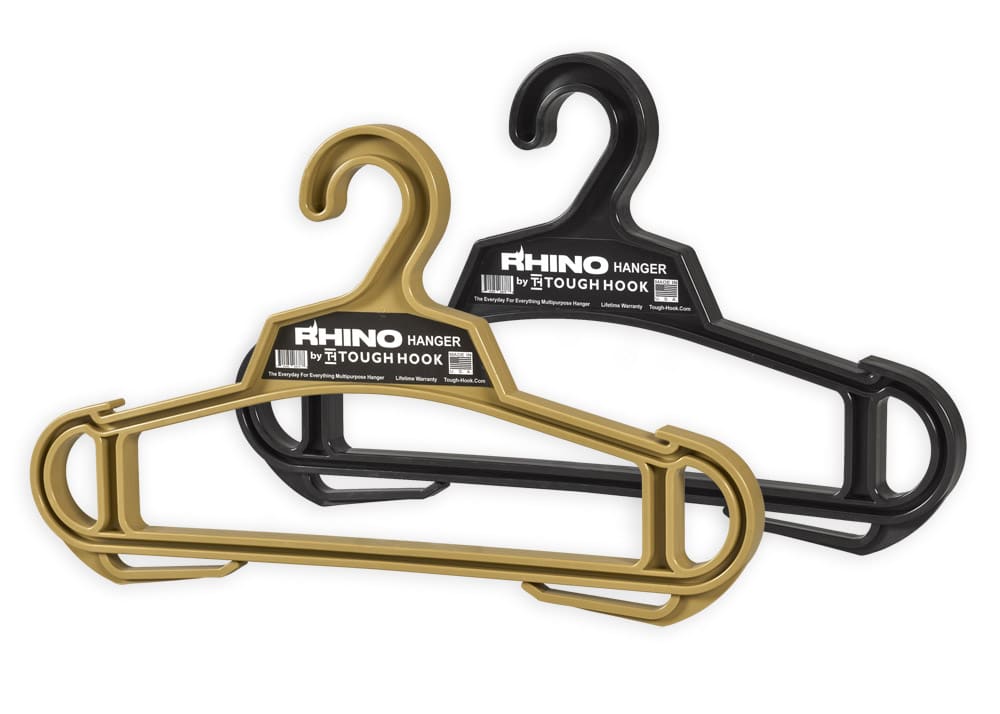 The all new Rhino Hanger by Tough Hook | Heavy Duty Hanger Clothing Hanger