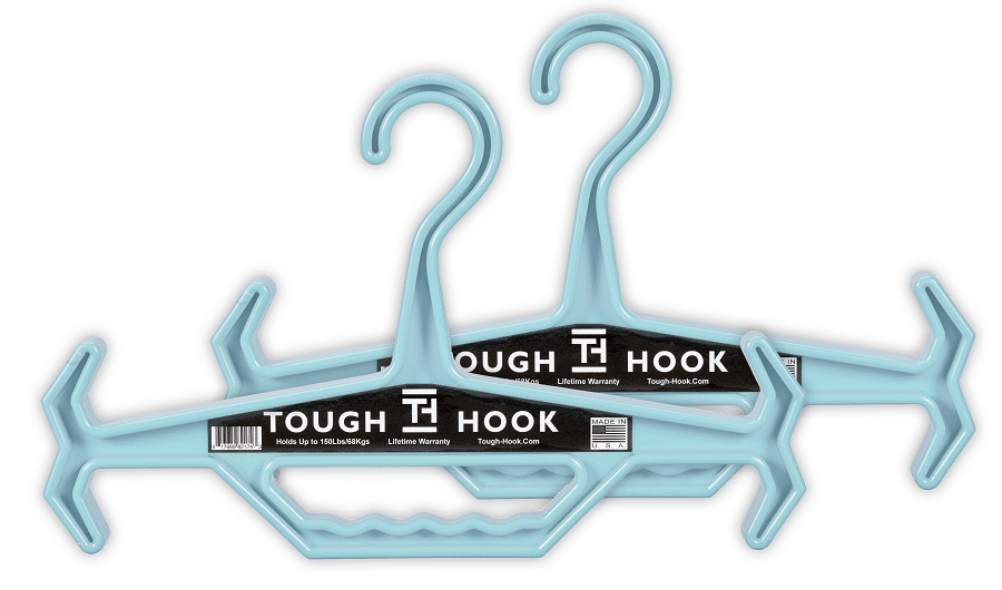 Original Luxury Blue SMALLER | Heavy Duty Hangers by Tough Hook