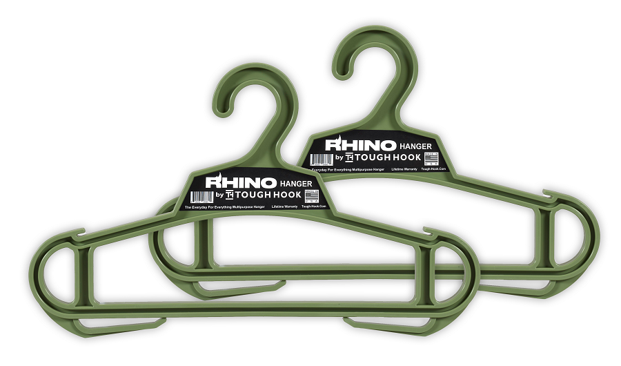 The RHINO Hanger - 2 Pack Clothes Hanger Bundle