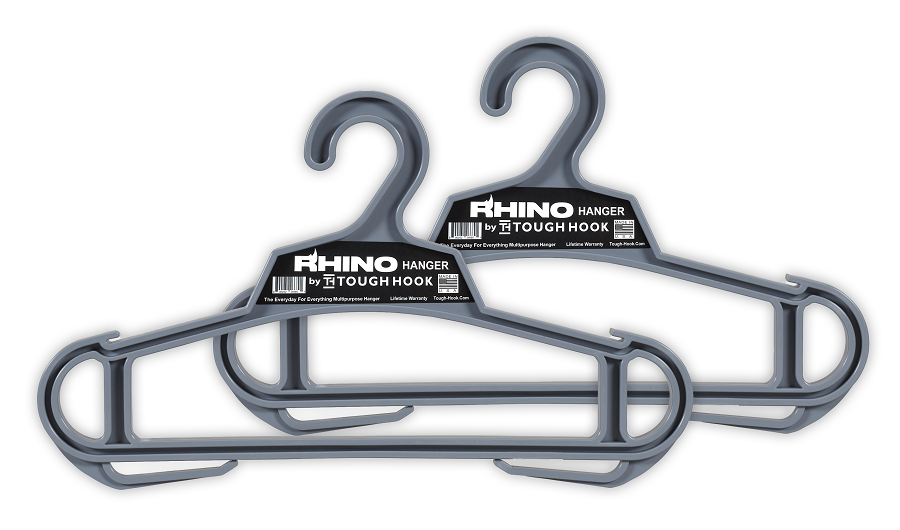 The RHINO Hanger - 2 Pack Clothes Hanger Bundle