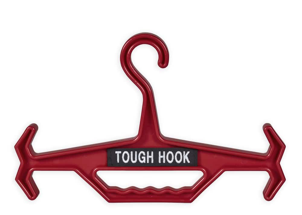 Red E 1 Velcro Strip with Label | Heavy Duty Hangers by Tough Hook