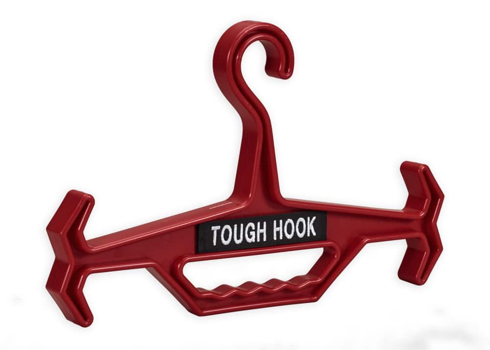 Red F 1 Velcro strip with Label | Heavy Duty Hangers by Tough Hook