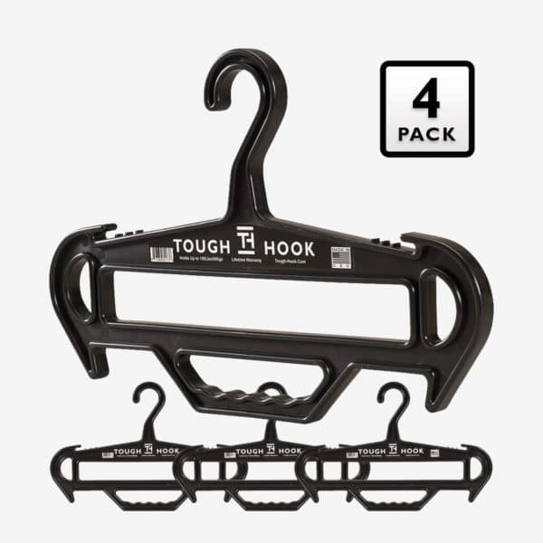 4 Pack Tough Hanger XL Hanger Set