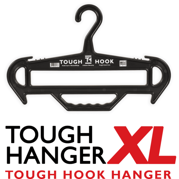 TOUGH HANGER BLACK ICON 1 1 | Heavy Duty Hangers by Tough Hook