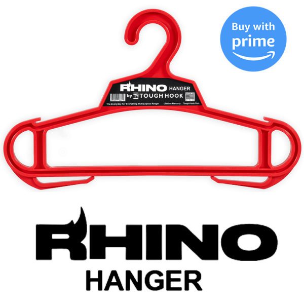 RHINO HANGER RED ICON v03 | Heavy Duty Hangers by Tough Hook