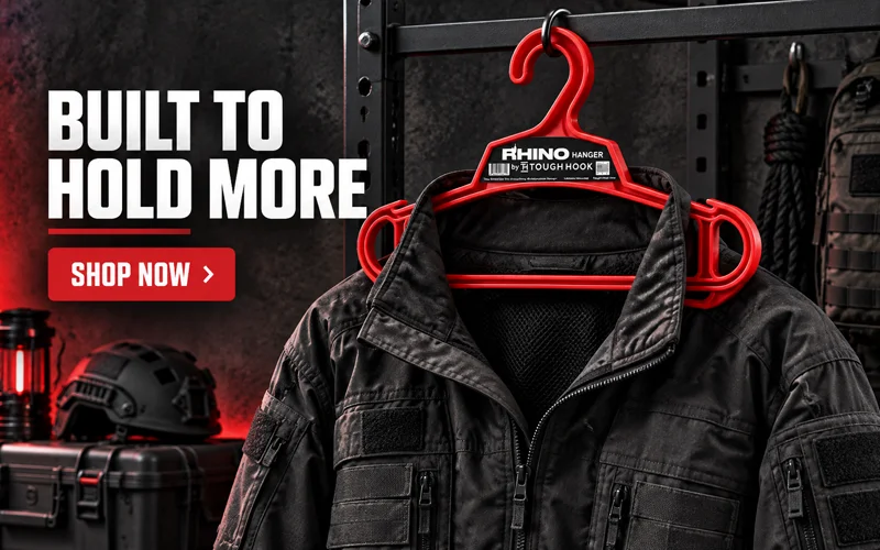 Top Seven Essential Tactical Equipment and Tactical Gear Items That You Need in Your Kit | Heavy Duty Hangers by Tough Hook Rhino Hanger