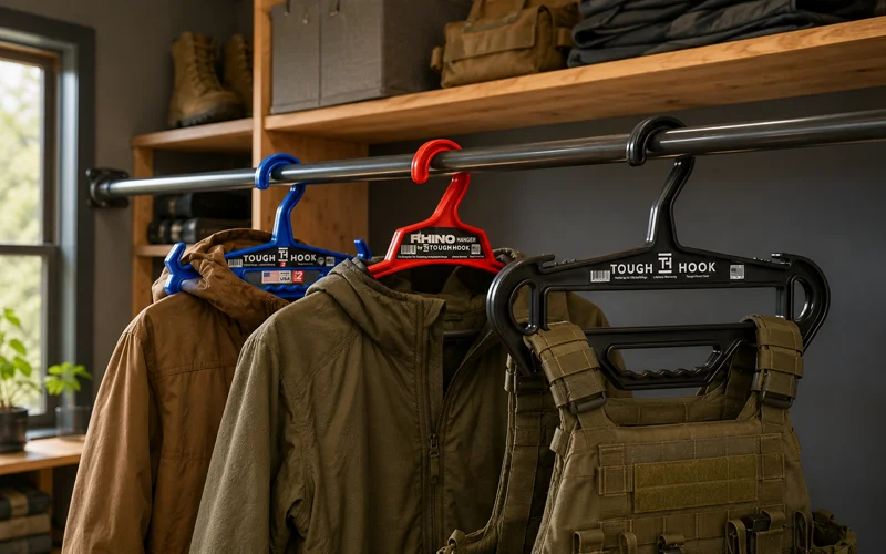 Maximize your closet with tough hook