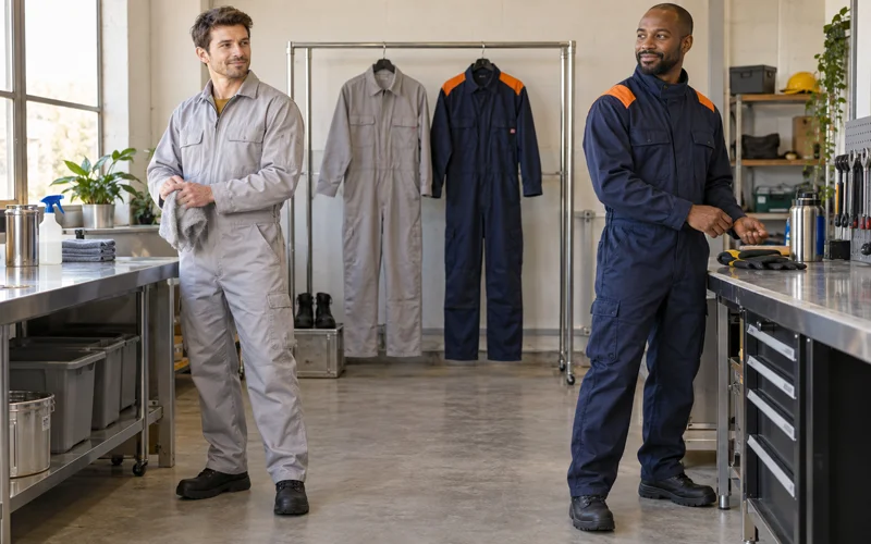 Standard and flame-resistant coveralls compared Standard and flame-resistant coveralls compared