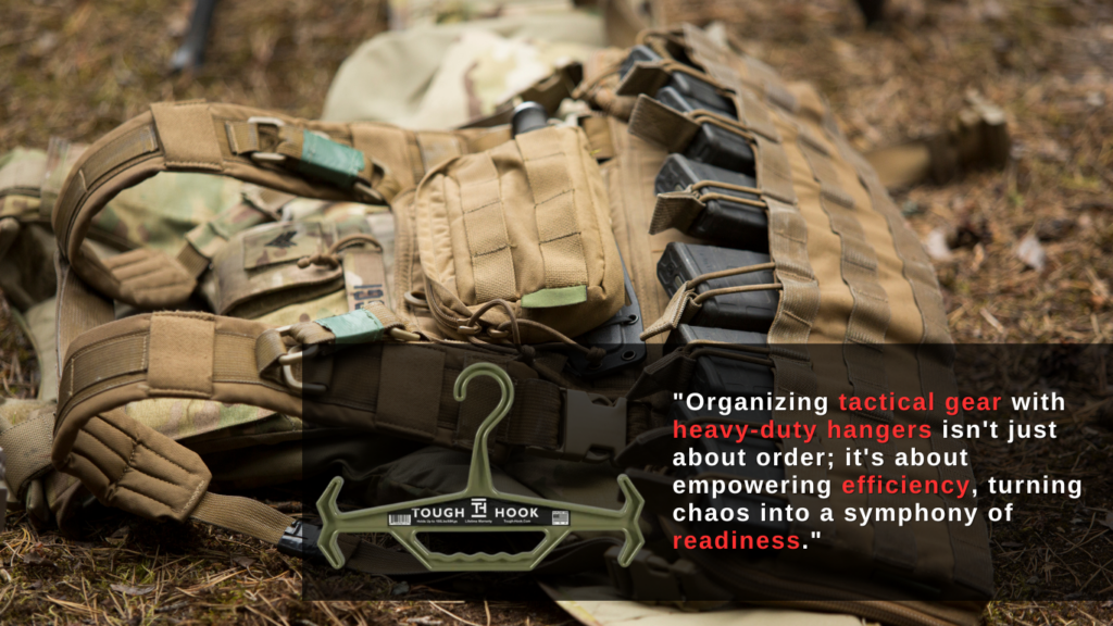 tactical gear organization heavy duty hangers