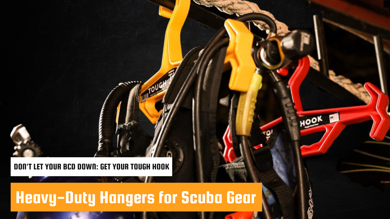 heavy duty hangers for scuba gear