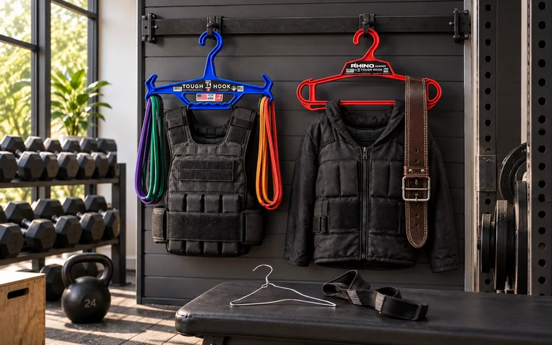 Why Heavy-Duty Hangers Matter in a Home Gym Why Heavy-Duty Hangers Matter in a Home Gym