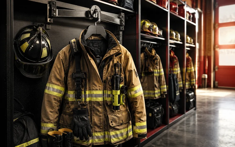heavy duty hanger for firefighter