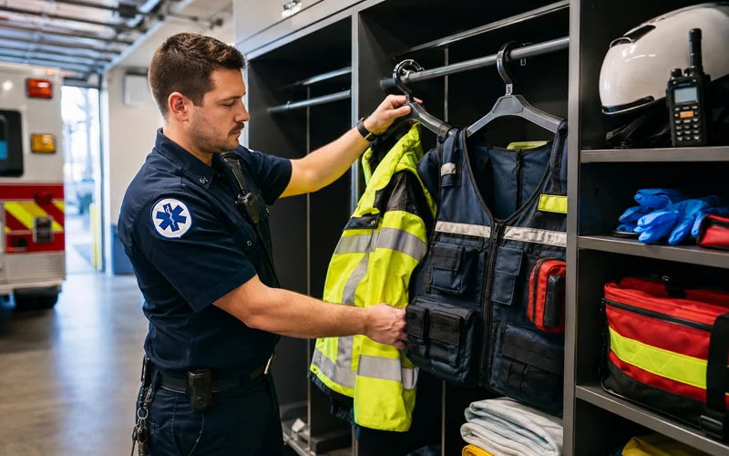 EMTs and Paramedics Use Heavy-Duty Hangers
