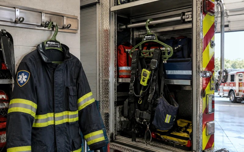 heavy duty hangers in rig or station
