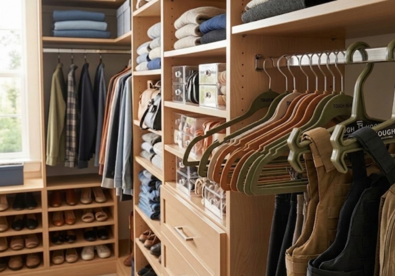 Best Ways to Organize Your Closet With Hangers | Heavy Duty Hangers by Tough Hook organize closet with hangers