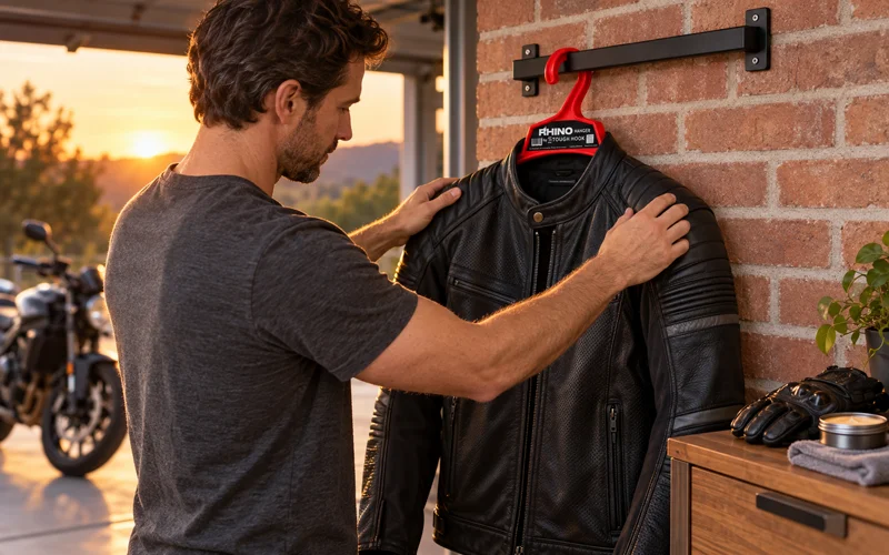 The Best Hanger for Heavy Motorcycle Jackets and Riding Gear | Heavy Duty Hangers by Tough Hook The Right Hanger Is the Simplest Investment