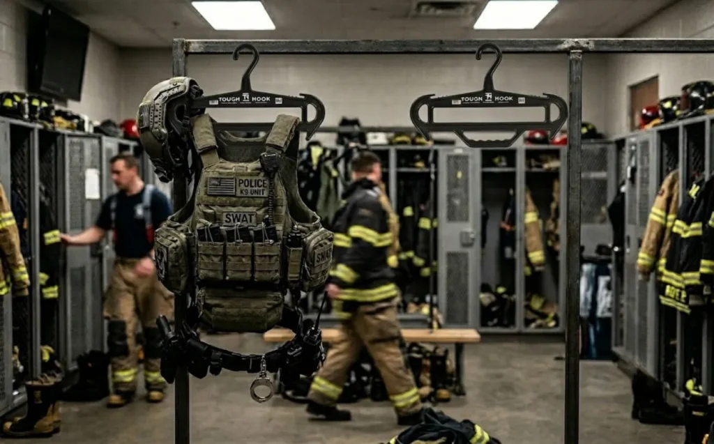 heavy duty hanger for first responder