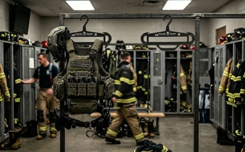 heavy duty hanger for first responder