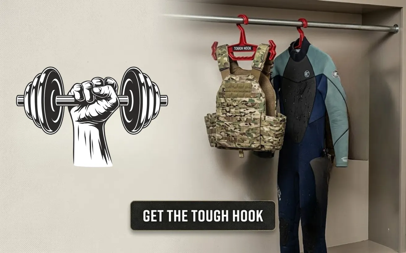 Why Wet Watersports Gear Needs a Hanger That Can Take the Weight | Heavy Duty Hangers by Tough Hook ORIGINAL TOUGH HOOK HANGER