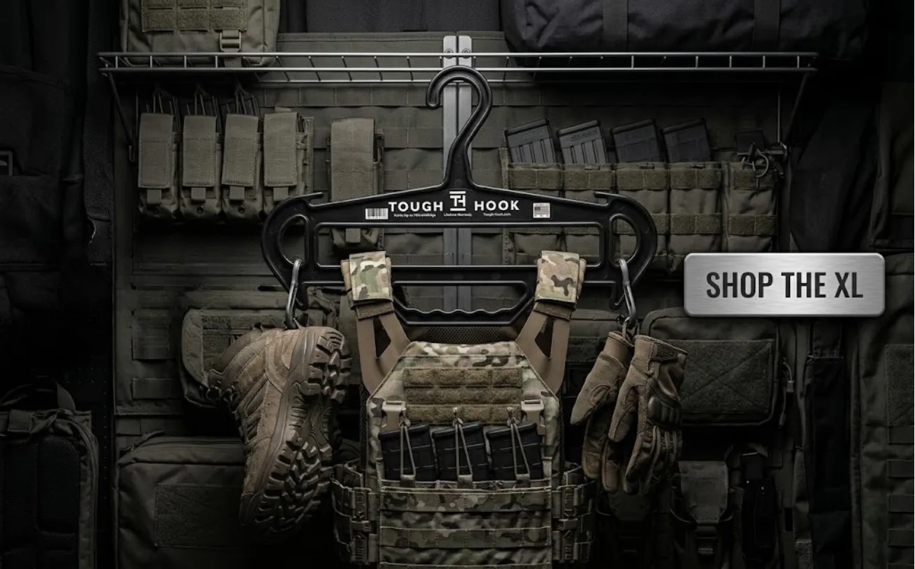 Stop Losing Gear in the Pile, Smarter Camping Storage Starts Here | Heavy Duty Hangers by Tough Hook tough hanger xl