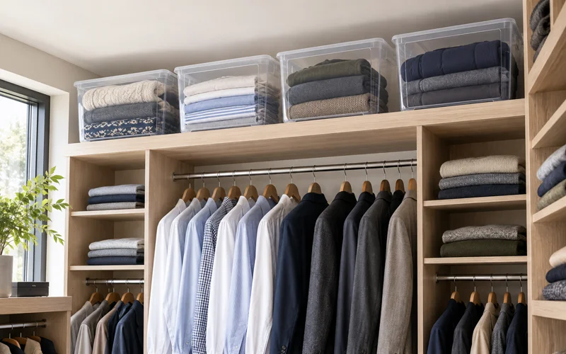 Separate All of the Seasonal Clothing