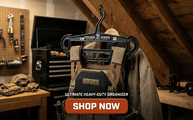 The Best Hanger for Wetsuits and Life Vests | Heavy Duty Hangers by Tough Hook Tough Hanger XL