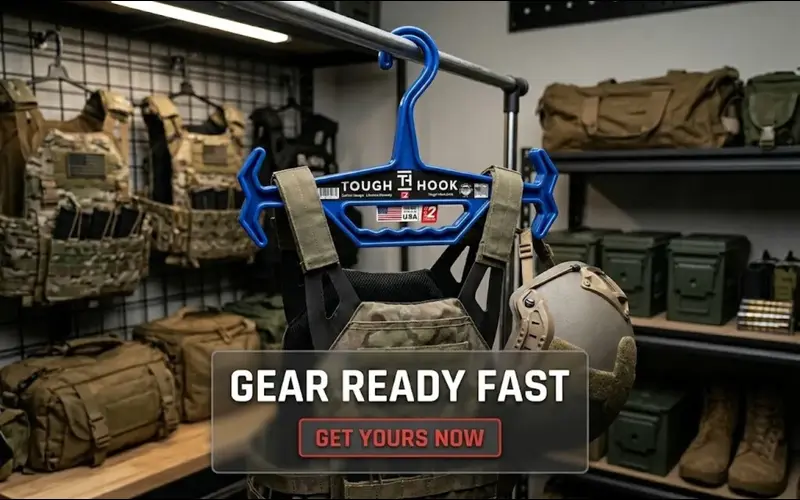 Heavy-Duty Hangers Built for First Responders Who Need Gear Ready Fast | Heavy Duty Hangers by Tough Hook tough hook