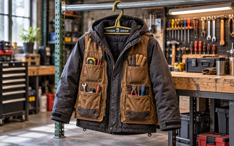 Heavy Duty Hangers for Workwear: Built to Last | Heavy Duty Hangers by Tough Hook How Much Weight Can Heavy-Duty Hangers Hold