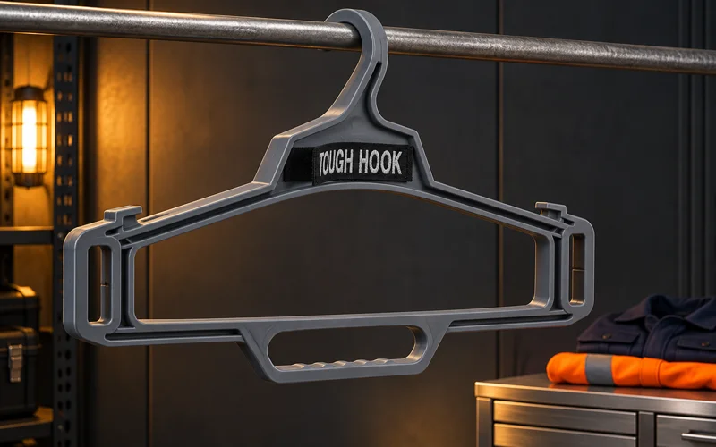 Heavy Duty Hangers for Workwear: Built to Last | Heavy Duty Hangers by Tough Hook Invest in buying right hangers