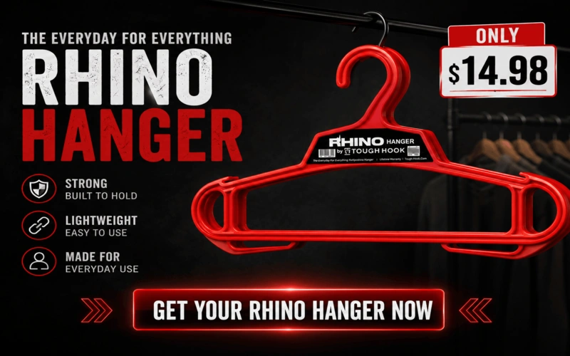 RHINO Hanger, a lighter compact alternative rated to the same 200 lb capacity