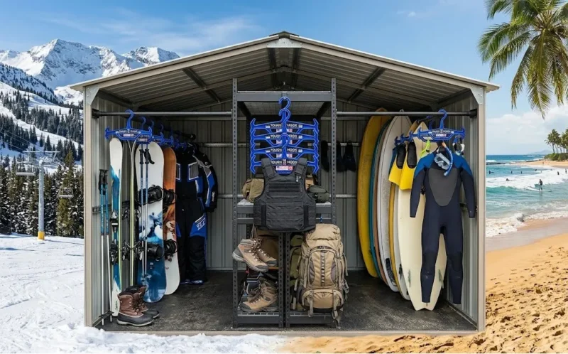 storage system for hanger