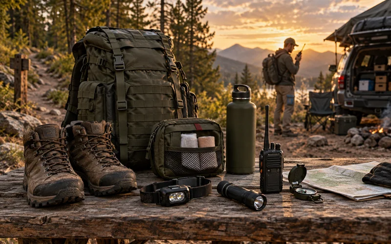 Use of tactical gear in different scenarios