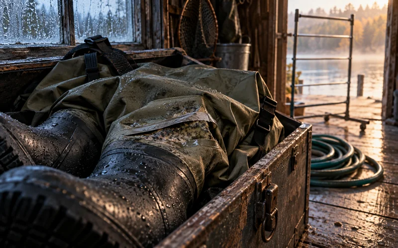 How to Maintain Your High and Dry Waders for Long-Lasting Use | Heavy Duty Hangers by Tough Hook Waders Fail Early